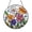 Acrylic 3.5 Inch, variant on Floral Garden Stained Glass Window Accent – Home Deco