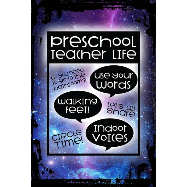 Galaxy Inspirational Wall Art Preschool teacher life quotes funny children teach school kids Metal Wall Art Decor Funny Gift Galaxy Inspirational Wall Art Preschool teacher life quotes funny children teach school kids Metal Wall Art Decor Funny Gift