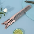 thumbnail image 1 of Comb Hairdressing Comb Aluminum Styling Comb Hairdressing Tool Hair Salon Daily Use Comb, 1 of 8