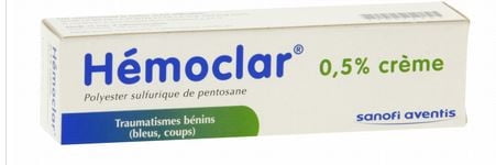 Hemoclar Cream 0.5% for Bruises and Bumps 30 Gr