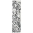 thumbnail image 4 of SAFAVIEH Horizon Konstantinos Abstract Shag Area Rug, Grey/Ivory, 4' x 6', 4 of 8