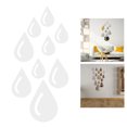 thumbnail image 4 of Wall Decals, Not Easy To Fall Off Silver Stereoscopic Mirror Wall Stickers Wall Art  For Wall, 4 of 8