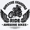 thumbnail image 2 of CafePress - Biker Grandpa Baby Light Bodysuit - Baby Light Bodysuit, Size Newborn - 24 Months, 2 of 4