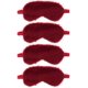 thumbnail image 1 of máscaras de felpa para dormir, suaves y cómodas, con los ojos vendados, para regalo de fiesta de pijamas, regalos de fiesta de cumpleaños, tela sedosa en la parte posterior, acogedora, esponjosa y, 1 of 7