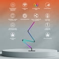 thumbnail image 3 of Lámpara de Pie/Pared Plegable Inteligente WiFi Luz RGB + Blanca Personalizable Compatible con App móvil y Asistentes de voz Tecnolite, 3 of 7