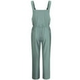 thumbnail image 3 of Giftesty Jumpsuit for Women Clearance,Womens Cotton Hemp Fashion Solid Color Overalls Casual Jumpsuits Romper, 3 of 6