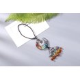 thumbnail image 2 of Accesorios para el coche Espejo retrovisor del coche de cristal Accesorios colgantes Adorno colgante del coche de cristal Luna Lindo Hippie Boho Accesorios de decoración del coche, 2 of 5