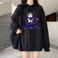 thumbnail image 2 of Sudadera con capucha de Anime japonés Sanrio Kuromi para mujer, sudadera Y2K para estudiante, jersey de primavera y otoño para deportes al aire libre y ocio, 2 of 6