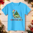 thumbnail image 6 of NOLDARES Christmas Shirt Toddler Boy Girl Merry Christmas Tshirt Xmas Graphic Tees Holiday Short Sleeve Tops,Size 3-4 Y, 6 of 6
