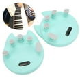 thumbnail image 4 of Fingers Exerciser, Portable Cyan ABS Silicone 2Pcs Piano Finger Trainer Durable  For Posture Correction, 4 of 8