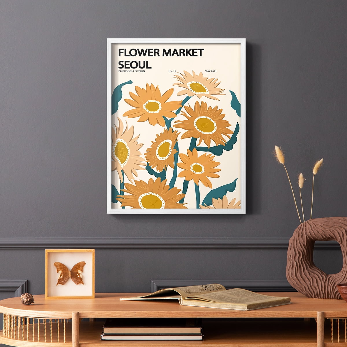 Matisse II Framed Print - Solid Wood in Single Picture Frame Solid Wood 2 Framed Print