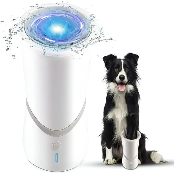 ACDANC Quick, Easy, & Hygienic Clean for Cats & Dogs 360° Rotating Silicone Automatic Dog Paw Washer