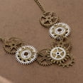 thumbnail image 4 of Collar y Anillo Sunnimix Steampunk de engranajes Unisex Vintage, 4 of 8