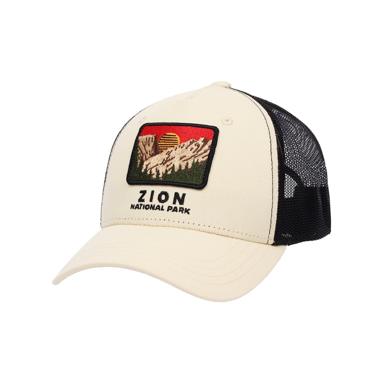Licensed Zion National Park Boys' Embroidered Patch Trucker Hat photo 1