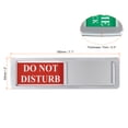 thumbnail image 2 of Uxcell Privacy Sign Slider Door Indicator Adhesive Do Not Disturb/Please Knock Sign White 1 pack, 2 of 6