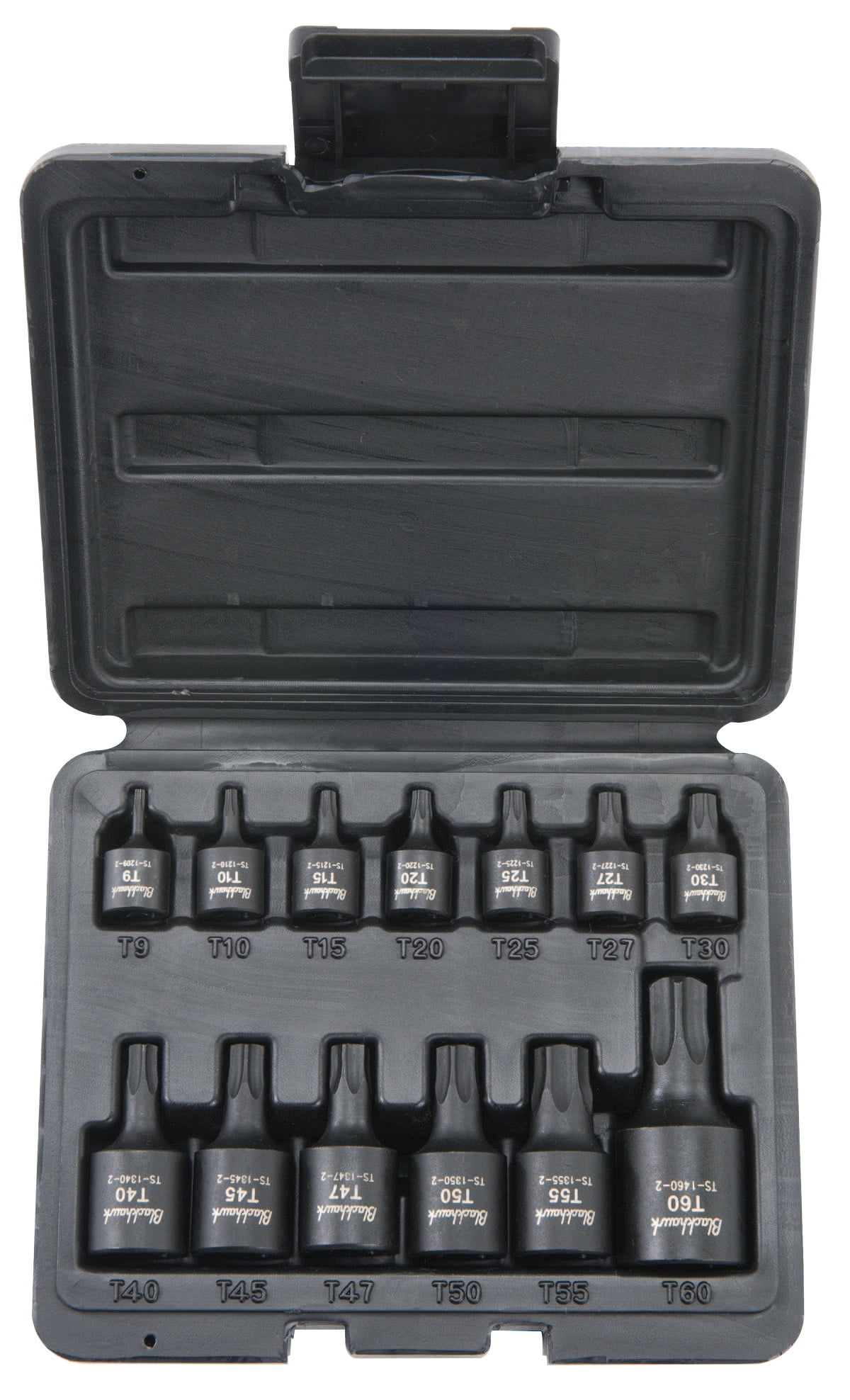 Blackhawk 13 Piece Internal Torx Socket Sets, 1/4 in, 3/8 in, 1/2 in