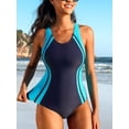 thumbnail image 6 of Sociala Swimming Costume Women Tummy Control Swimwear Athletic One Piece Swimsuit Racerback Padded Bathing Suit, 6 of 6