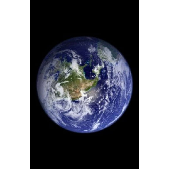 Earth from Space poster Metal Sign 8inx 12in Print on Metal 8x12 Square Adults AB Posters