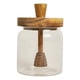 thumbnail image 1 of Dispensador de recipiente de almacenamiento de miel con cucharón y tapa, tarro de miel lavable transparente, 1 of 9