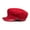 Red, variant on Hat Women Men Red Newsboy Cap Genuine Leather British Retro Ladies Boy Cap ,Fashion