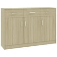 thumbnail image 4 of vidaXL Sideboard Cabinet with Drawers Storage Side Cabinet Engineered Wood, 4 of 25