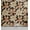 Redwood Brown Grey Yellow, variant on Ambesonne Floral Peel & Stick Wallpaper for Home, Wildflowers Garden Modern, 13"x36", Burnt Orange Dark Brown