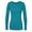 Teal Blue, variant on Sivvan Womens Comfort Long Sleeve T-Shirt / Underscrub Tee