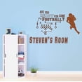 thumbnail image 2 of Boys Are you ready for some Football Active Sports Wall Decal Decoration Game Time Mens Sports Lovers Boys Bedroom Decor Lasts Years and Easily Removable - Size: 10 In(W) x 7 In(H), 2 of 5