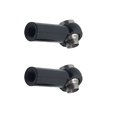 thumbnail image 2 of Dalazy 2pack/lot Aluminum Alloy M3 Link Rod End Joint 3MM Ball Head Hole For RC Car Truck Hop-ups Pull Rod Joint Model Black, 2 of 6