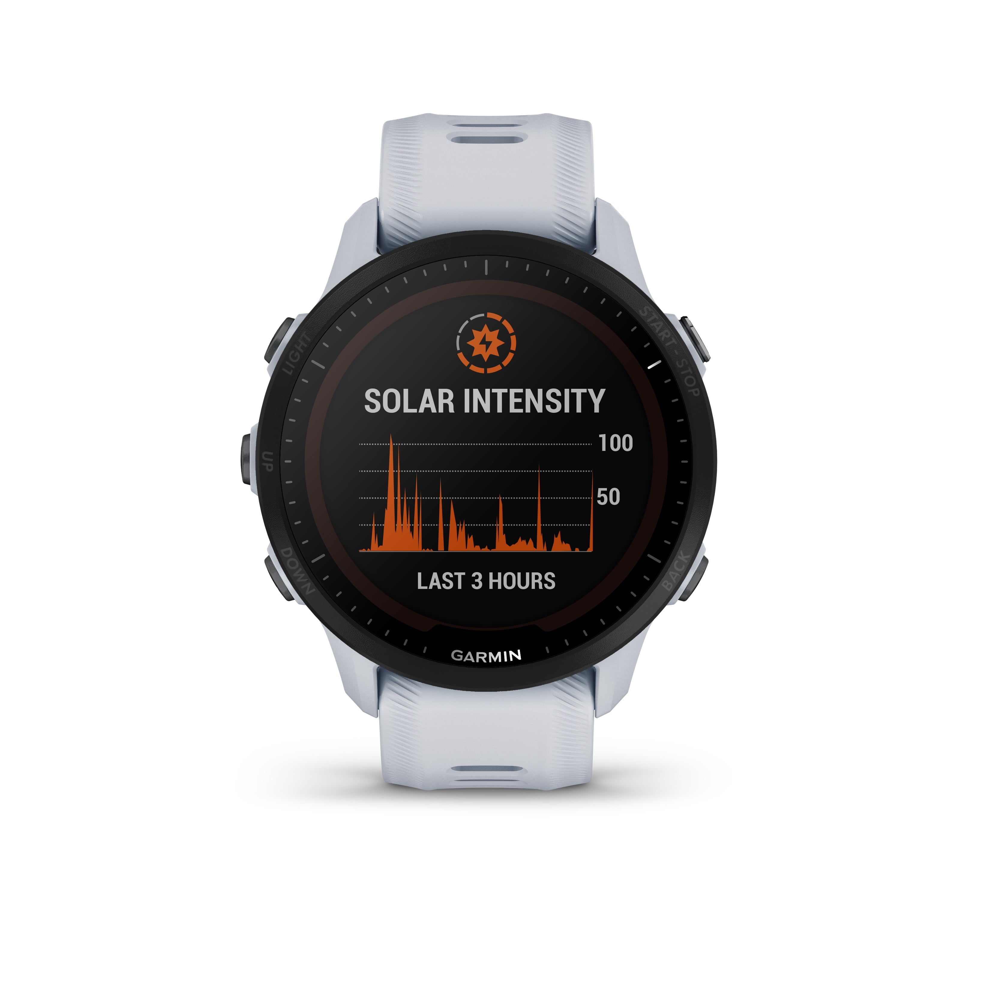 Garmin Forerunner® 955, GPS Running Smartwatch, Whitestone