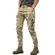 thumbnail image 2 of Pantalones largos de verano de seda de hielo para hombre, pantalones casuales de secado rápido, finos, de pierna ancha y recta, pantalones de trabajo extendidos., 2 of 3