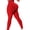 1# Red, variant on COMFREE Women High Waist Yoga Pants Tummy Control Stretchy Workout Butt Lift Booty scrunch Textured Tights Anti Cellulite Leggings