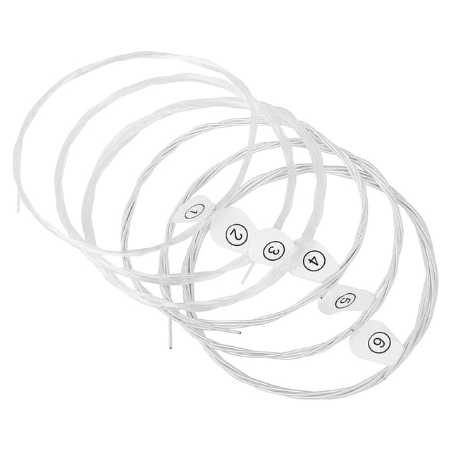 SOPOTUTU 1Set Universal Guitar Strings Replacement Multi Color Nylon Electric and Acoustic Guitar Accessories