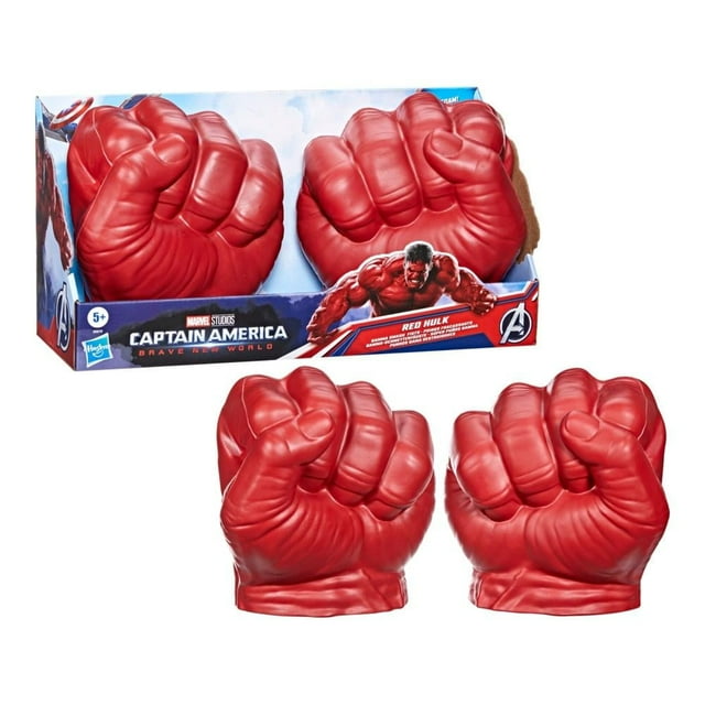 Juegos de Rol Hasbro Marvel Captain America Red Hulk Puños Gamma