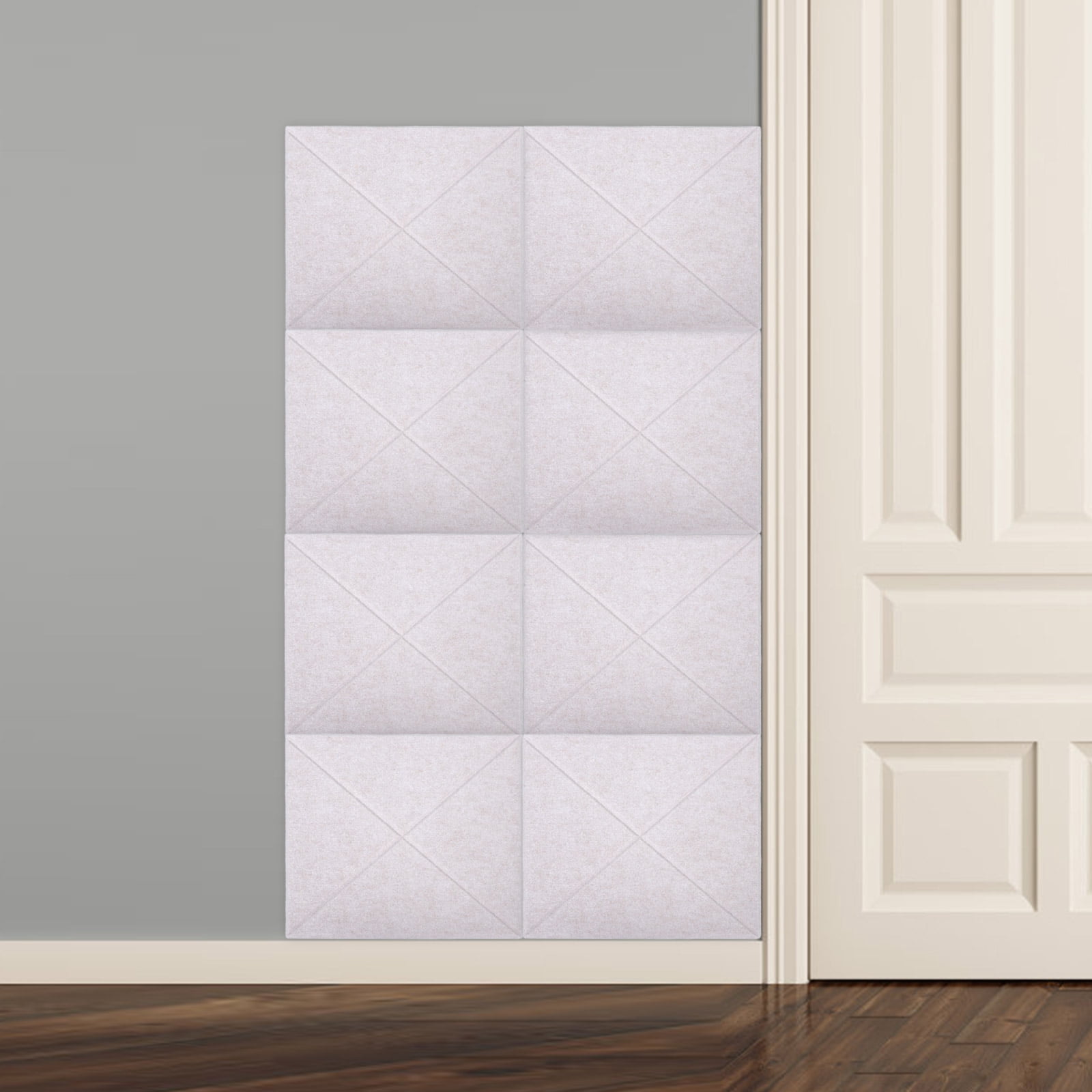 Masteelf 6-Pack Acoustic Soundproof Wall Panels Self-Adhesive Sound Insulation Pads for Studio, Home Theater, Noise Reduction