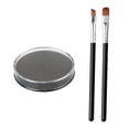 thumbnail image 1 of de pintura facial 30G con dos pinceles para fiestas de cumpleaños, de Halloween Negro Zulema Pinceles de maquillaje, 1 of 8
