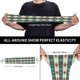 thumbnail image 3 of Balery Christmas Snowflakes Plaid Mangas Refrescantes para Brazos para Hombre y Mujer – Transpirables y Absorbentes de Humedad para Mujeres, Hombres y Niños, 3 of 7