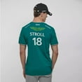 thumbnail image 6 of Aston Martin Cognizant F1 Men's Lance Stroll Team T-Shirt- Green, 6 of 12