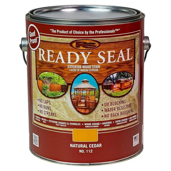 Ready Seal Natural Cedar Wood Finish, 2 Gallons