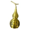 thumbnail image 3 of Figura de calabaza Fu de latón con carácter chino, decoración de mesa, artesanía, recuerdo HU Lu 16cm, 3 of 9
