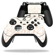 MightySkins Skin Compatible With Microsoft Xbox One Elite Wireless Controller case wrap cover sticker skins Fiery Poly