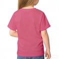thumbnail image 3 of ITSAME Girls T-Shirt, Crewneck Anti-Bullying Day Print Short Sleeve Summer Fashion Casual Pullover Pink Size 10-11T, 3 of 4