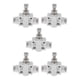 thumbnail image 1 of Conectores de aire de empuje únicos Bargains 5/16" válvula de control de flujo de aire plástico 5 piezas tono blanco plateado, 1 of 7