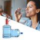 thumbnail image 5 of Botella recargable inalámbrica USB, bomba eléctrica de agua potable, dispensador de bebidas, color rojo, 5 of 8