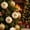 Gold, variant on Msgweeeg Christmas Ornaments Sets Christmas Decorations 12Pcs 6cm Sequin Foam Christmas Baubles Hanging Ornament Set