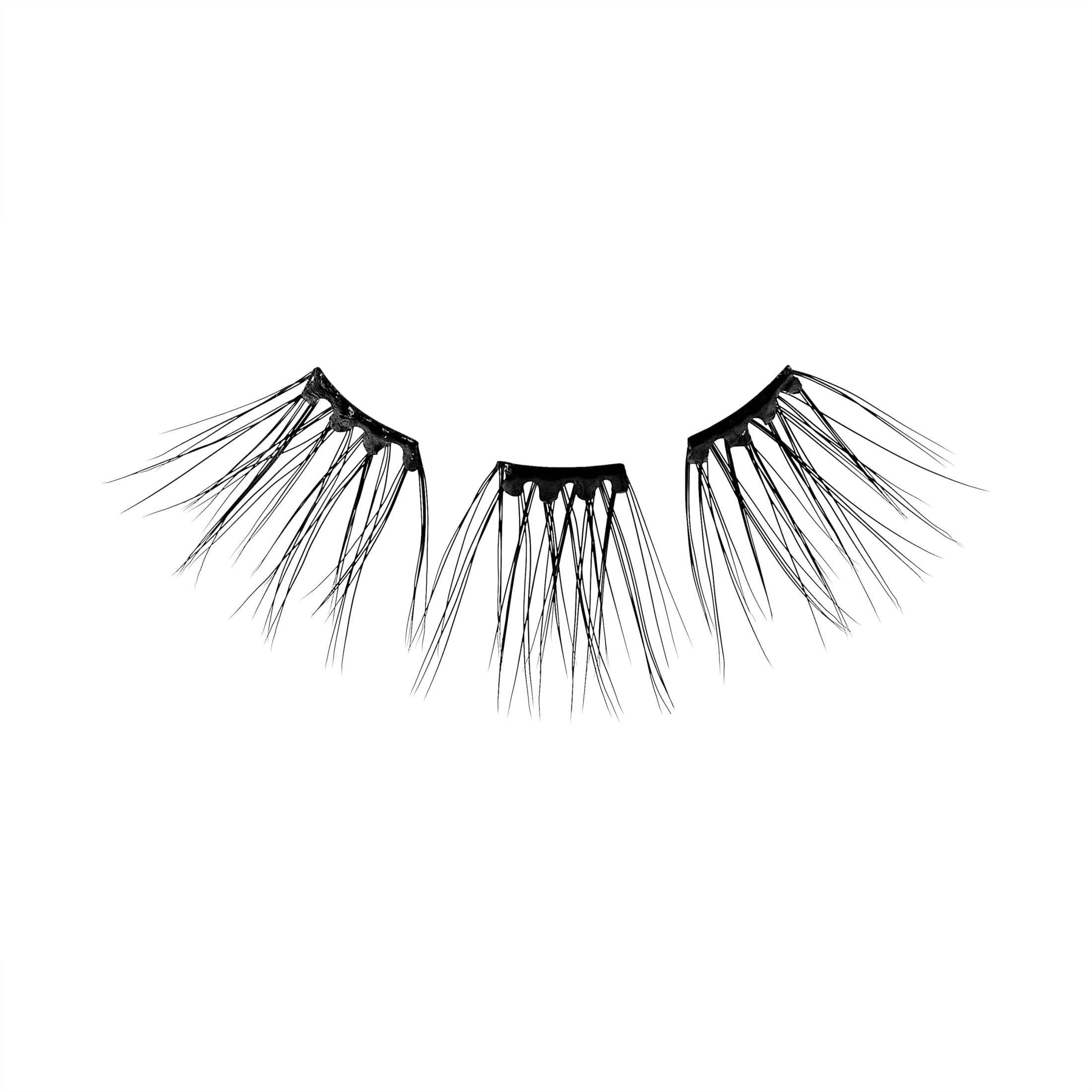 (3 pack) KISS Halloween Limited Edition Press-On Lash Extensions, Medium Volume, 9 Pcs.