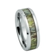 thumbnail image 1 of Unisex Camo Duck Blind Hunting Tan/ Brown Camouflage 7mm Tungsten Wedding Band Ring, 1 of 2