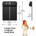 thumbnail image 3 of Solar Automatic Chicken Coop Door with LCD Screen, Light Sensor, Timer & Remote Control, 3 of 7