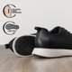 thumbnail image 4 of Zapatillas de Vestir MaxFlex para Hombre Bruno Marc Negro y Blanco Talla 10, 4 of 9