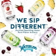 thumbnail image 5 of Waterloo Sparkling Water Two Flavor Pack, Zero Calories/Sugar/Artificial Sweeteners/Sodium, Lemon-Lime/Peach, 192 Fl Oz, Pack of 16, 5 of 5